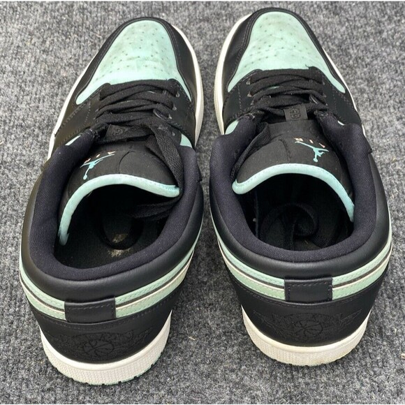 Air Jordan 1 Low SE Tropical Twist Men\'s Size 9.5 Teal Black Sneakers CK3022-301